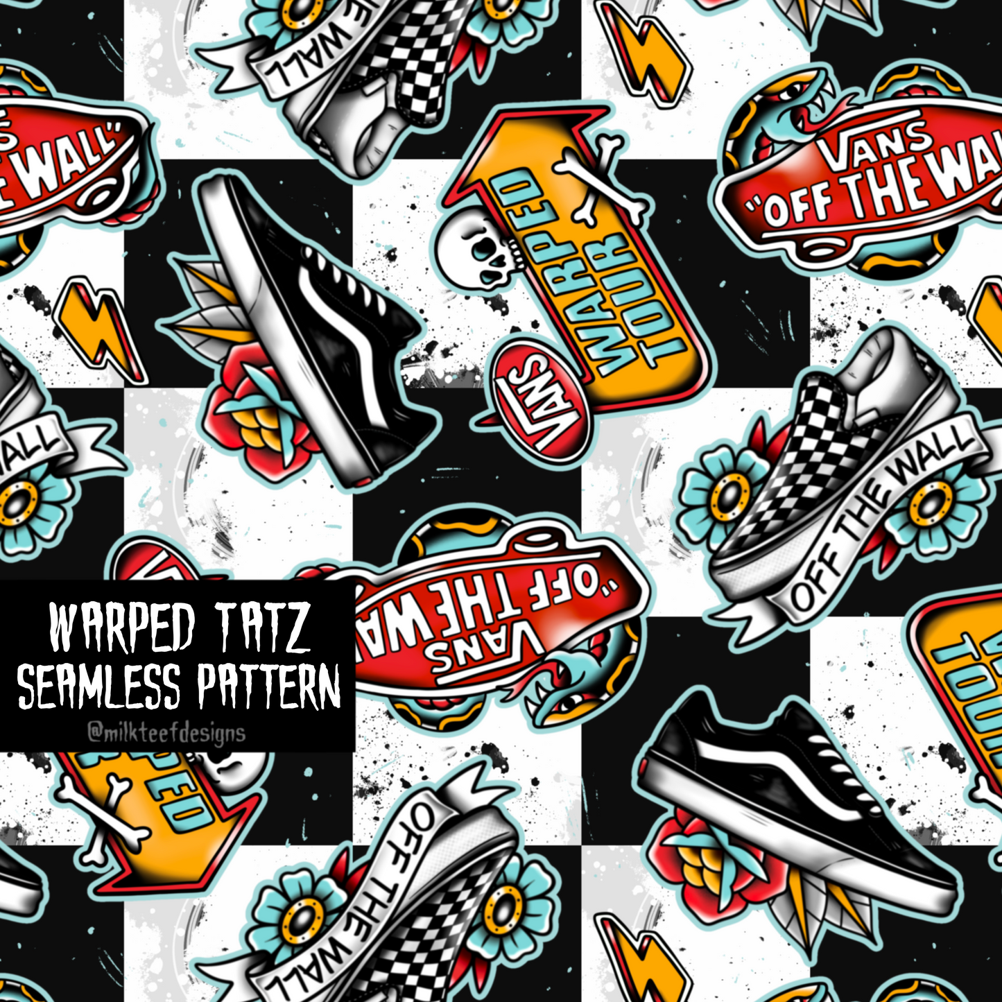 Warped Tatz / Seamless Pattern
