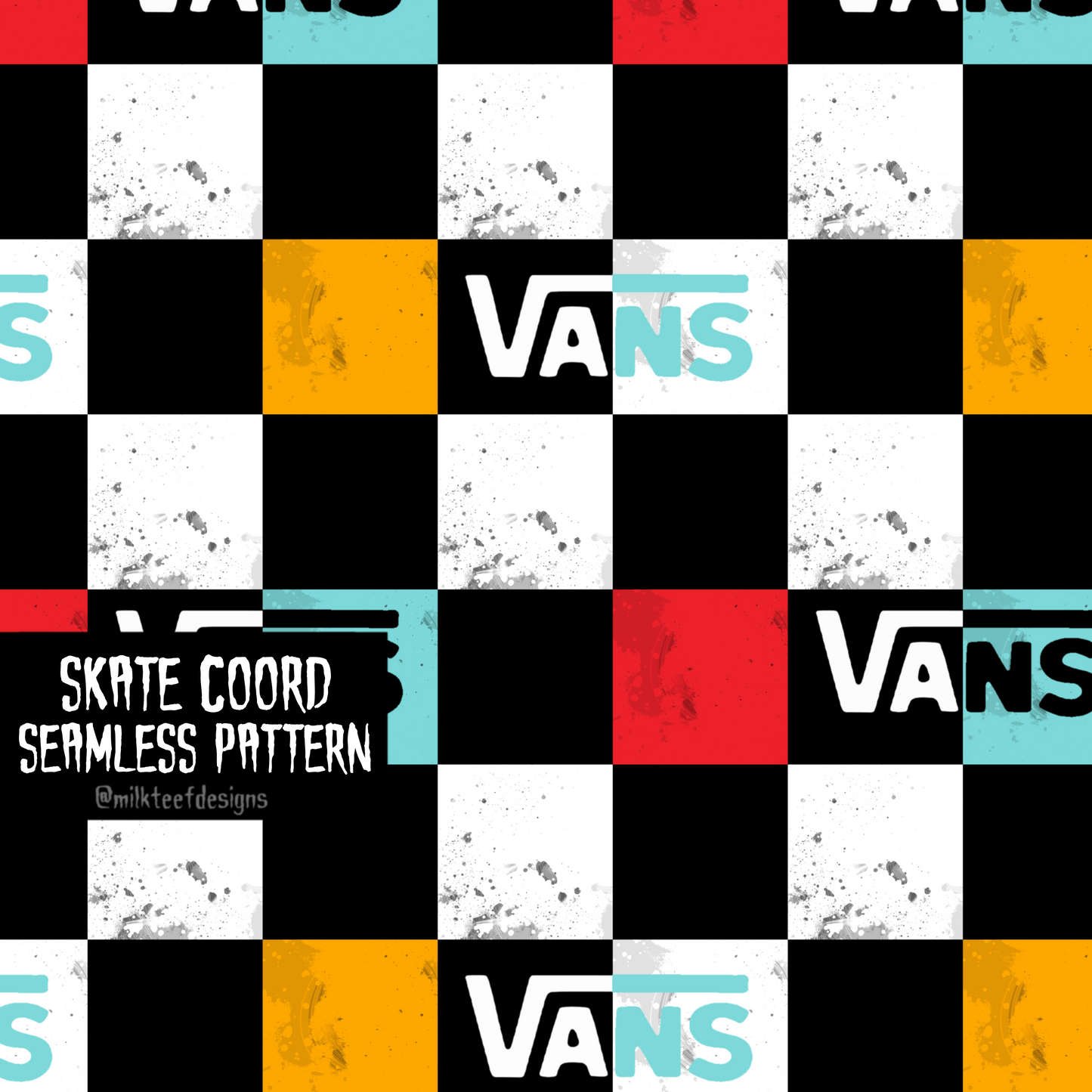Skate Coords / Seamless Pattern