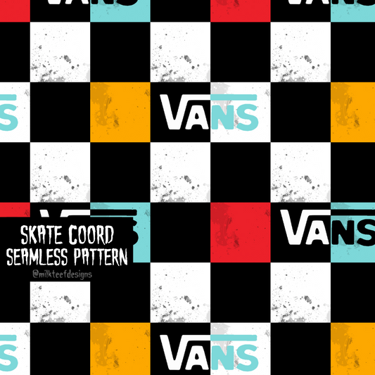 Skate Coords / Seamless Pattern