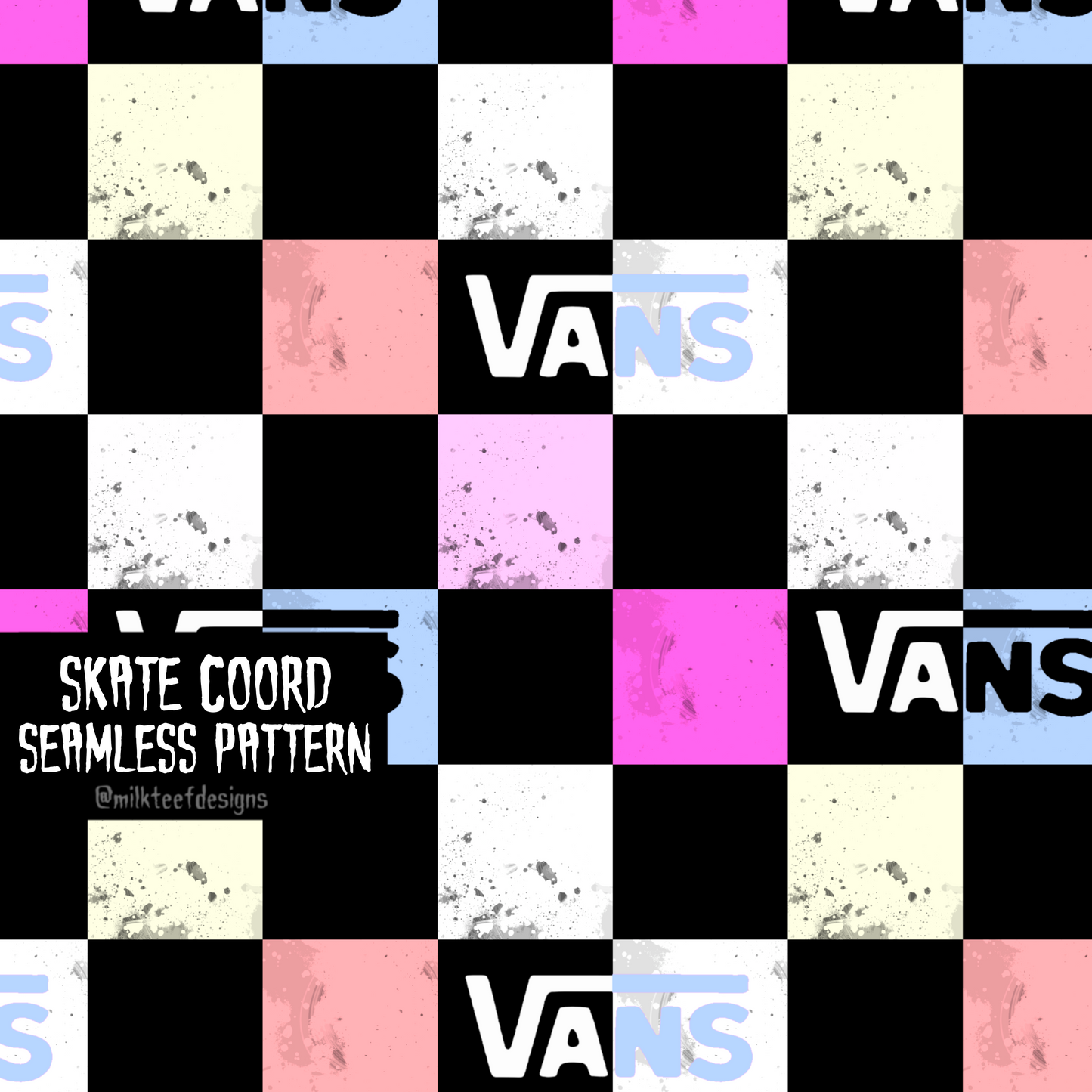 Skate Coords / Seamless Pattern
