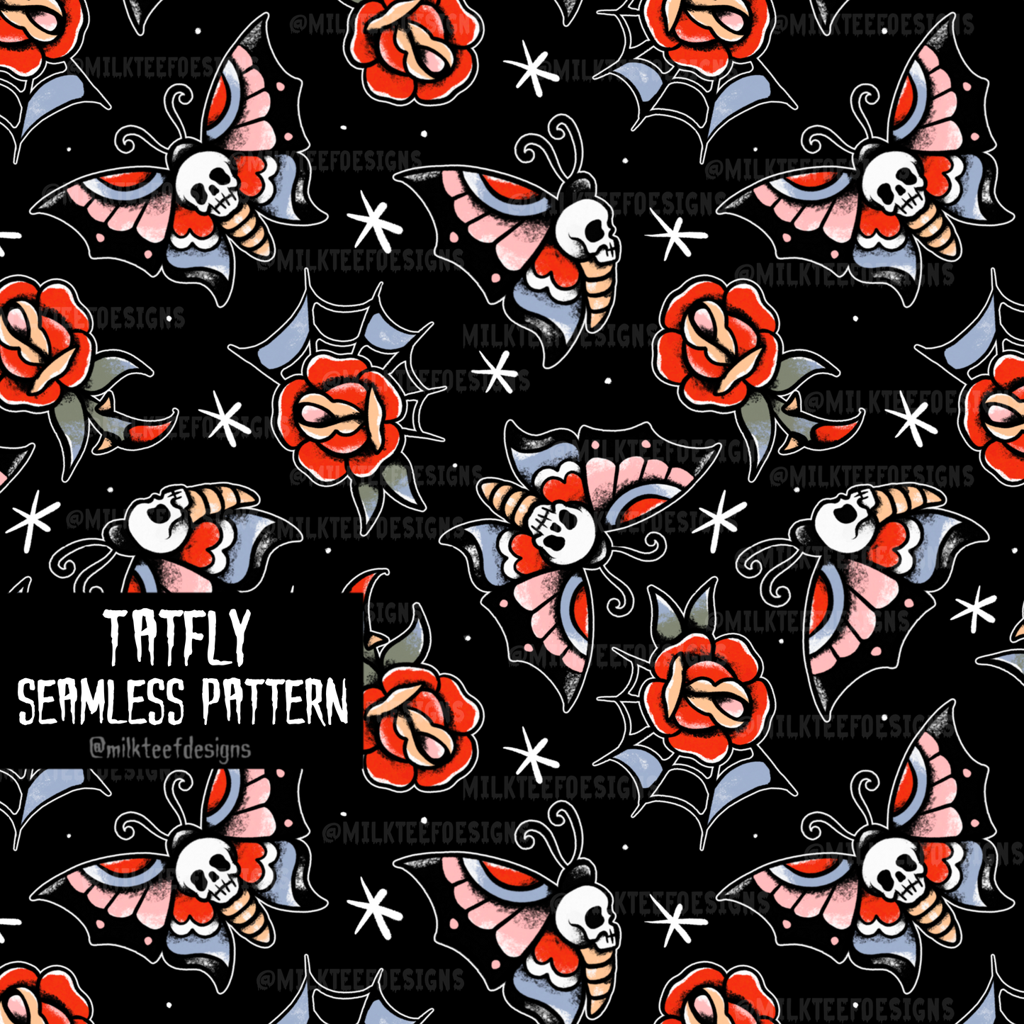 Tatfly / Seamless Pattern