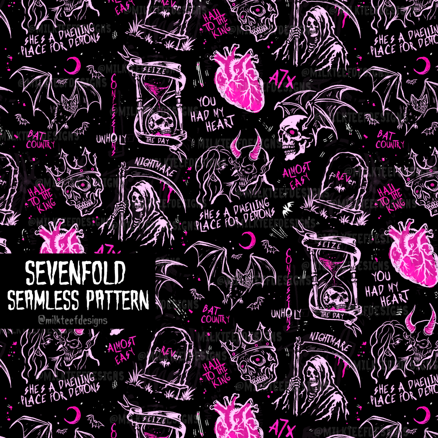 Sevenfold / Seamless Pattern