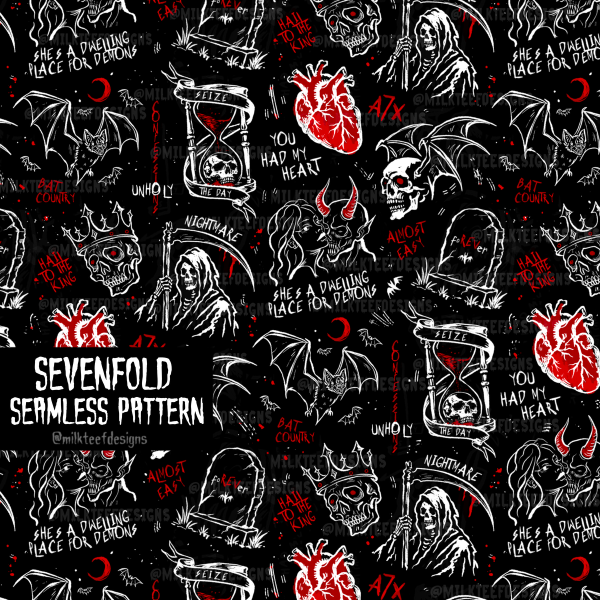 Sevenfold / Seamless Pattern