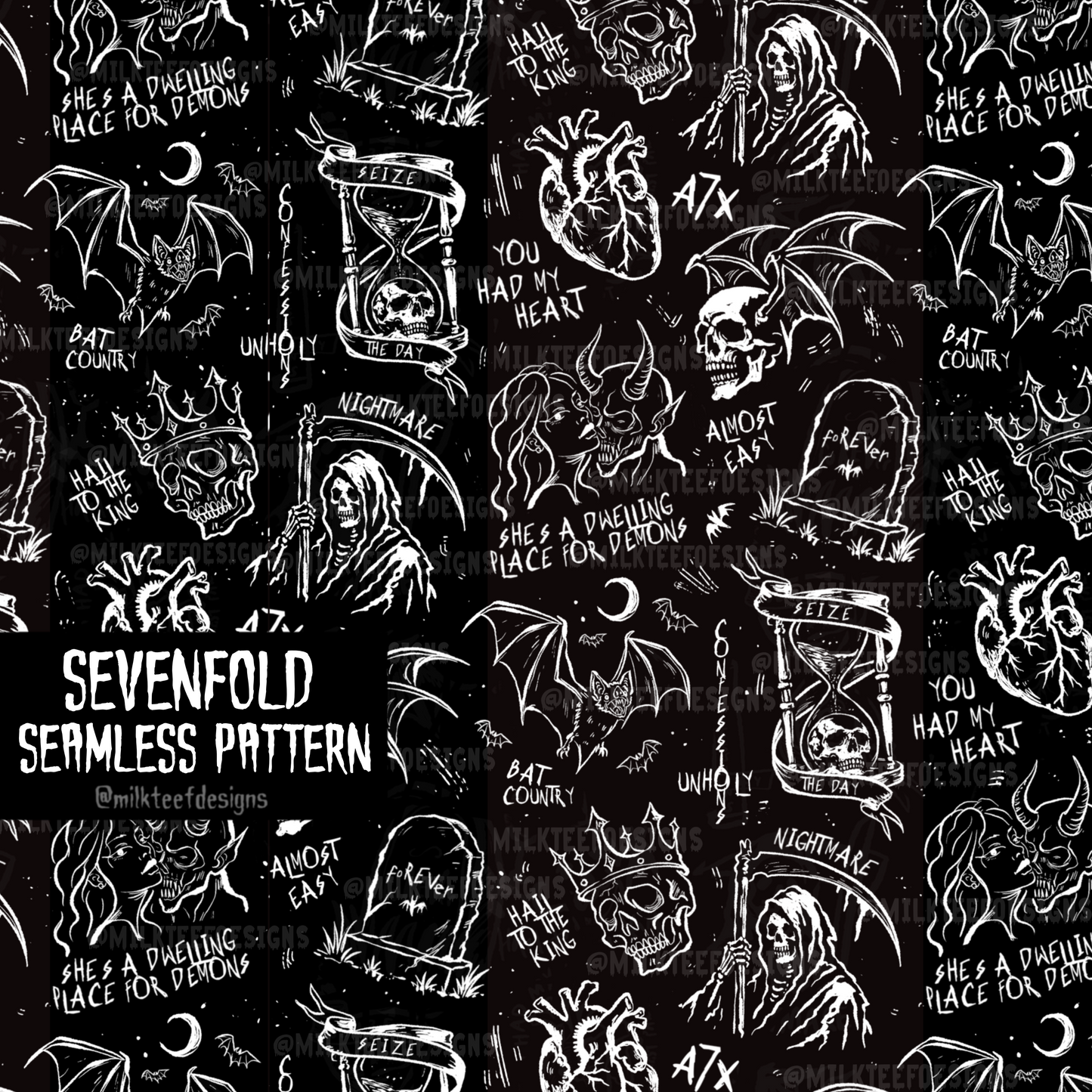Sevenfold / Seamless Pattern