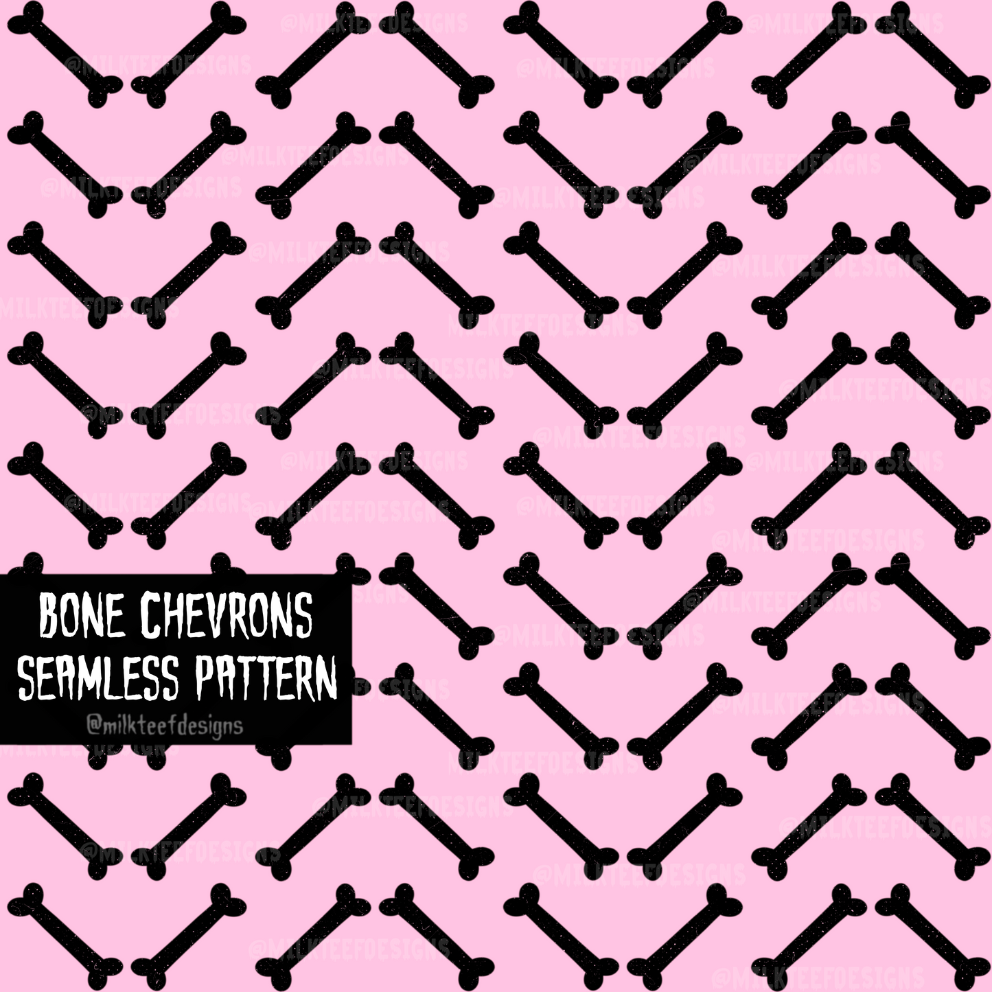 Bone Chevrons / Seamless Pattern (Copy)