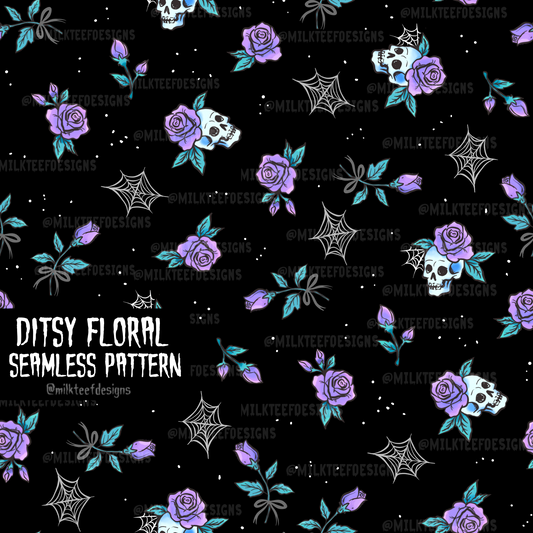 Ditsy Floral / Seamless Pattern