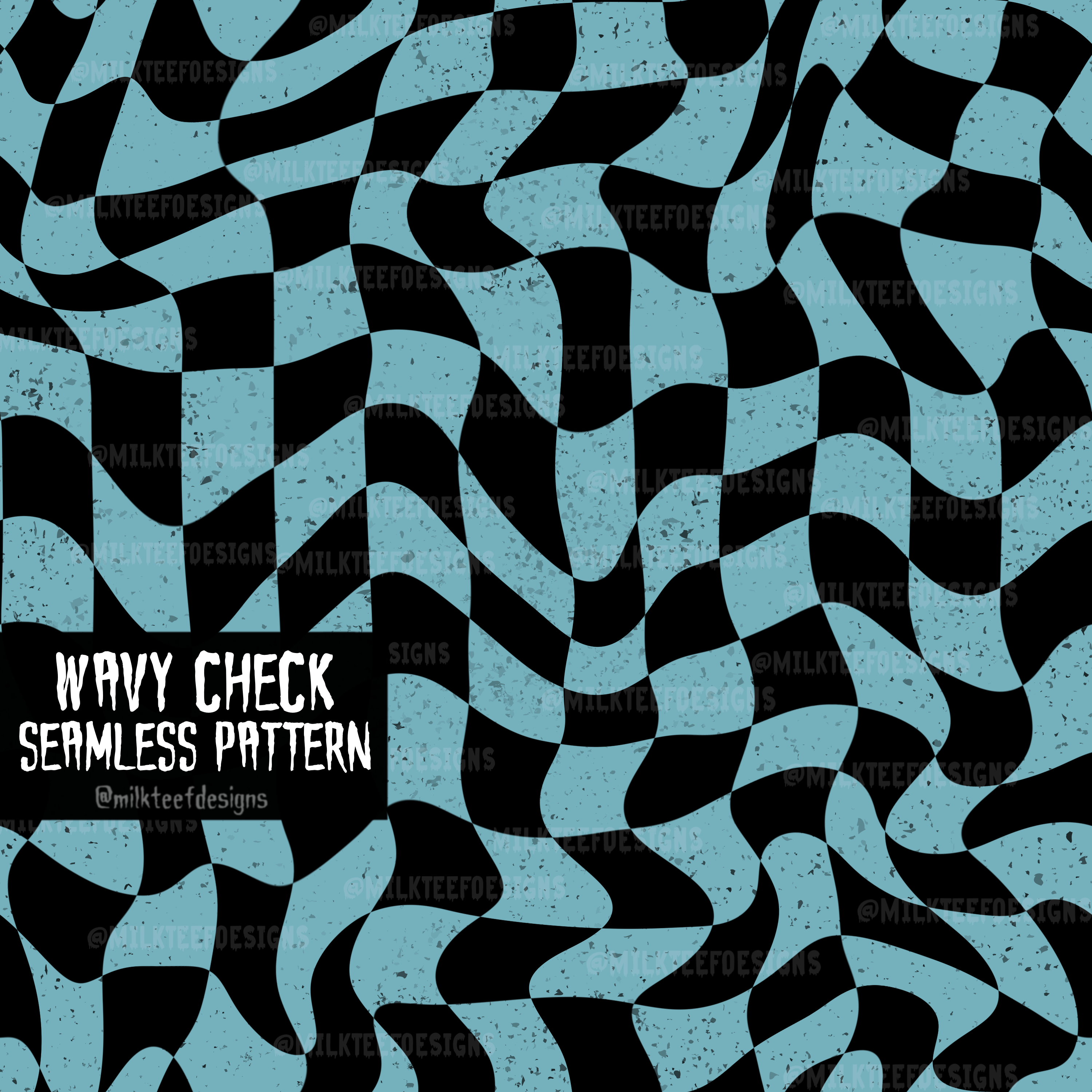 Wavy Check / Seamless Pattern – milkteefdesigns
