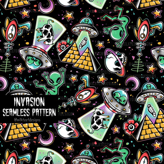 Invasion / Seamless Pattern