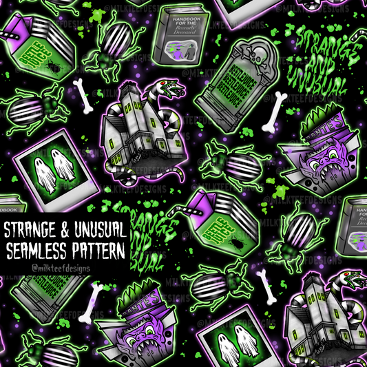 Strange & Unusual / Seamless Pattern