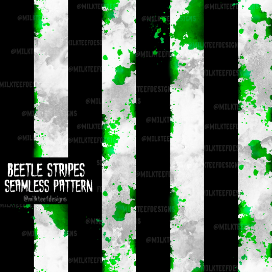 Beetle Stripes / Seamless Pattern