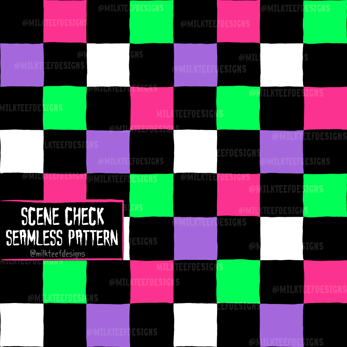 Scene Check / Seamless Pattern