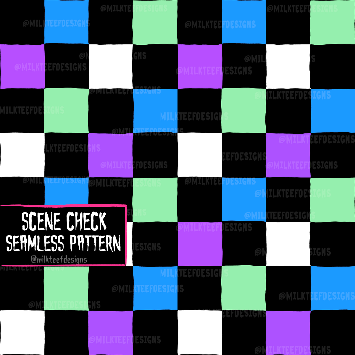 Scene Check / Seamless Pattern