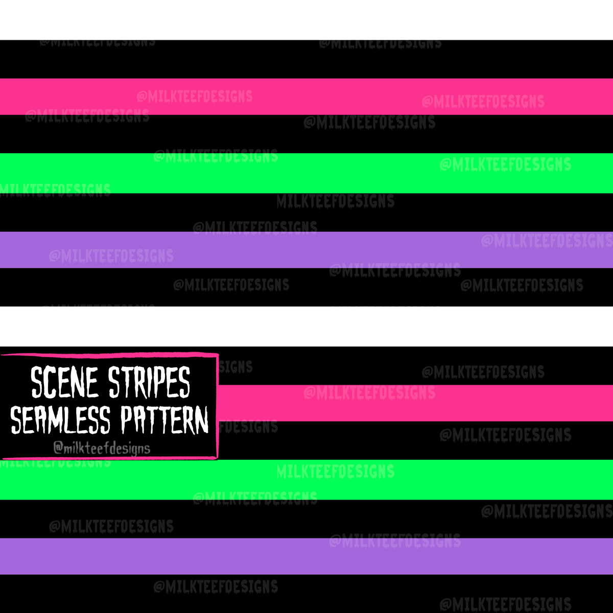 Scene Stripes / Seamless Pattern