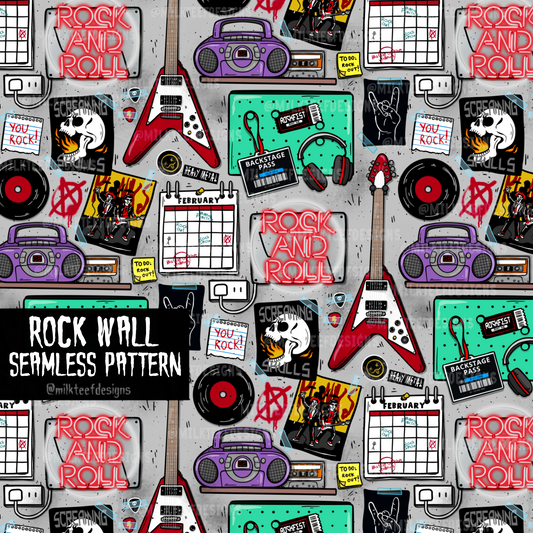 Rock Wall / Seamless Pattern