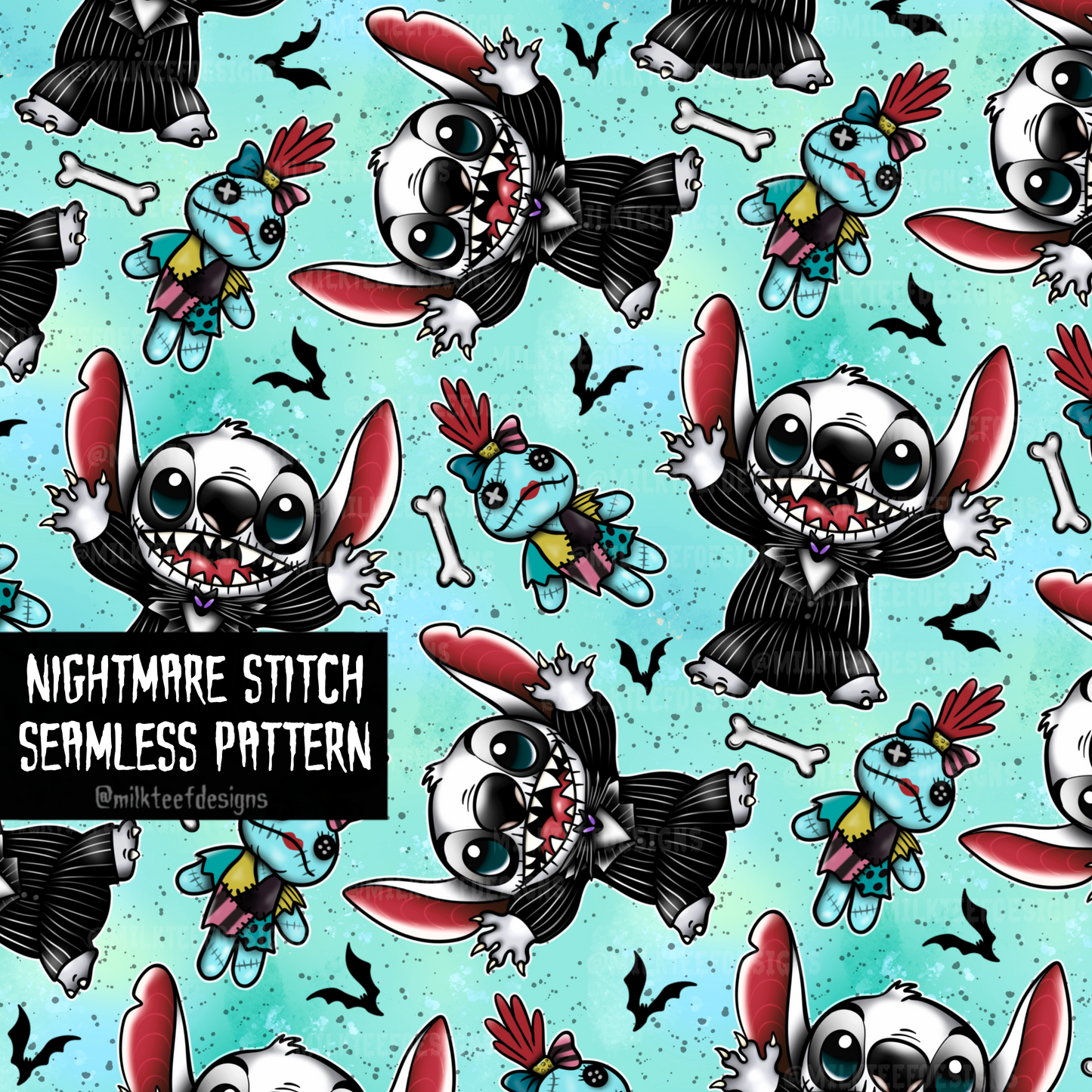 Nightmare Stitch / Seamless Pattern