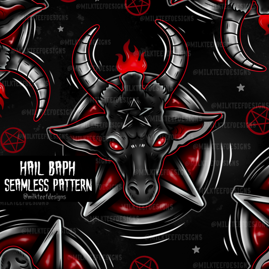 Hail Baph / Seamless Pattern