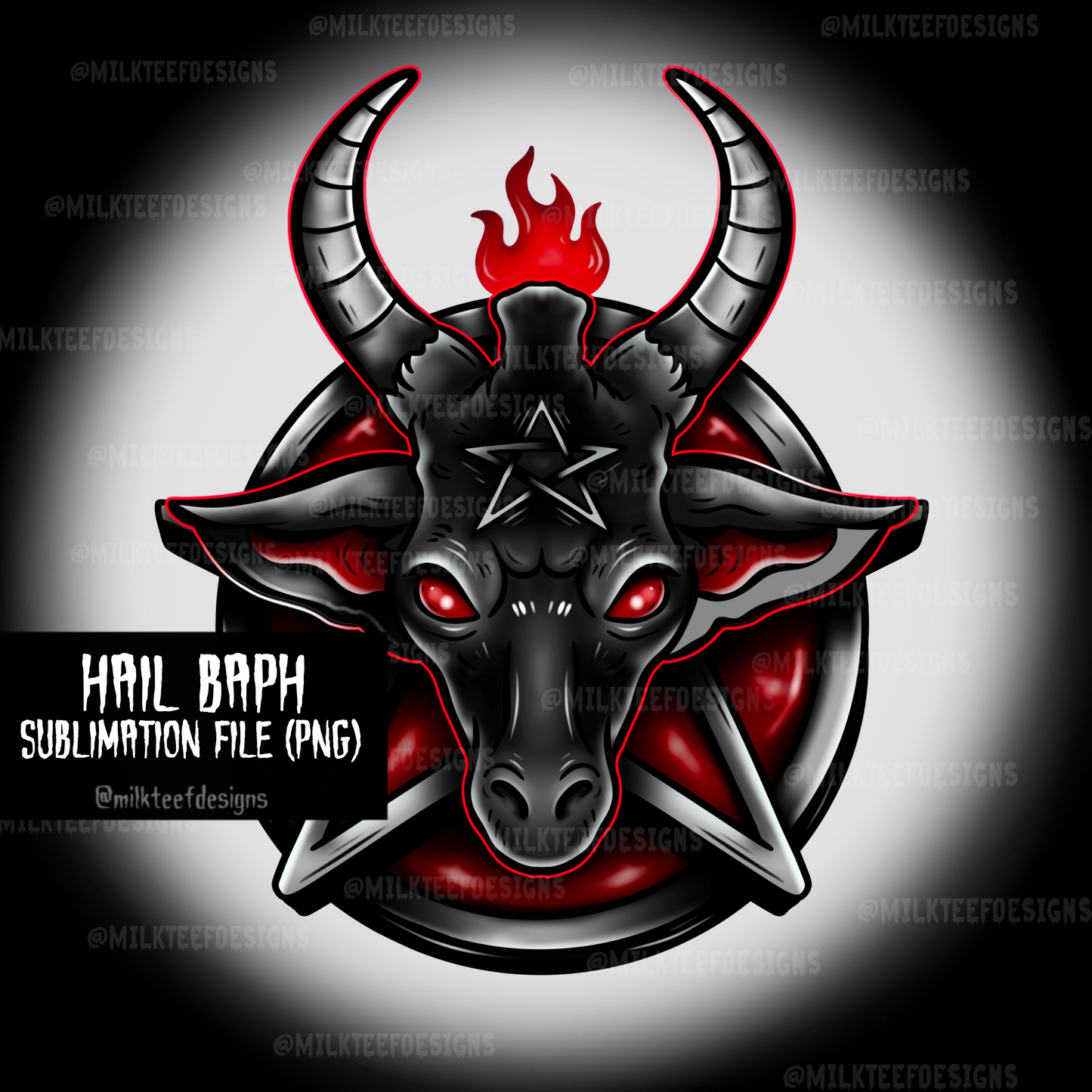 Hail Baph / Sublimation Design (PNG)