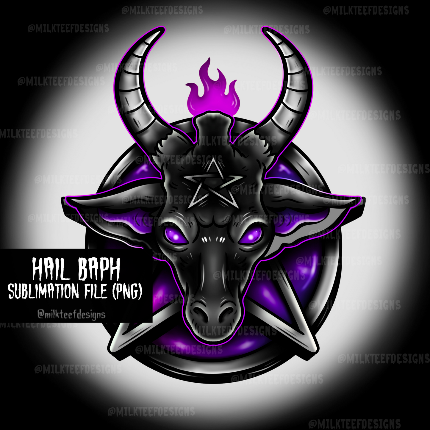 Hail Baph / Sublimation Design (PNG)