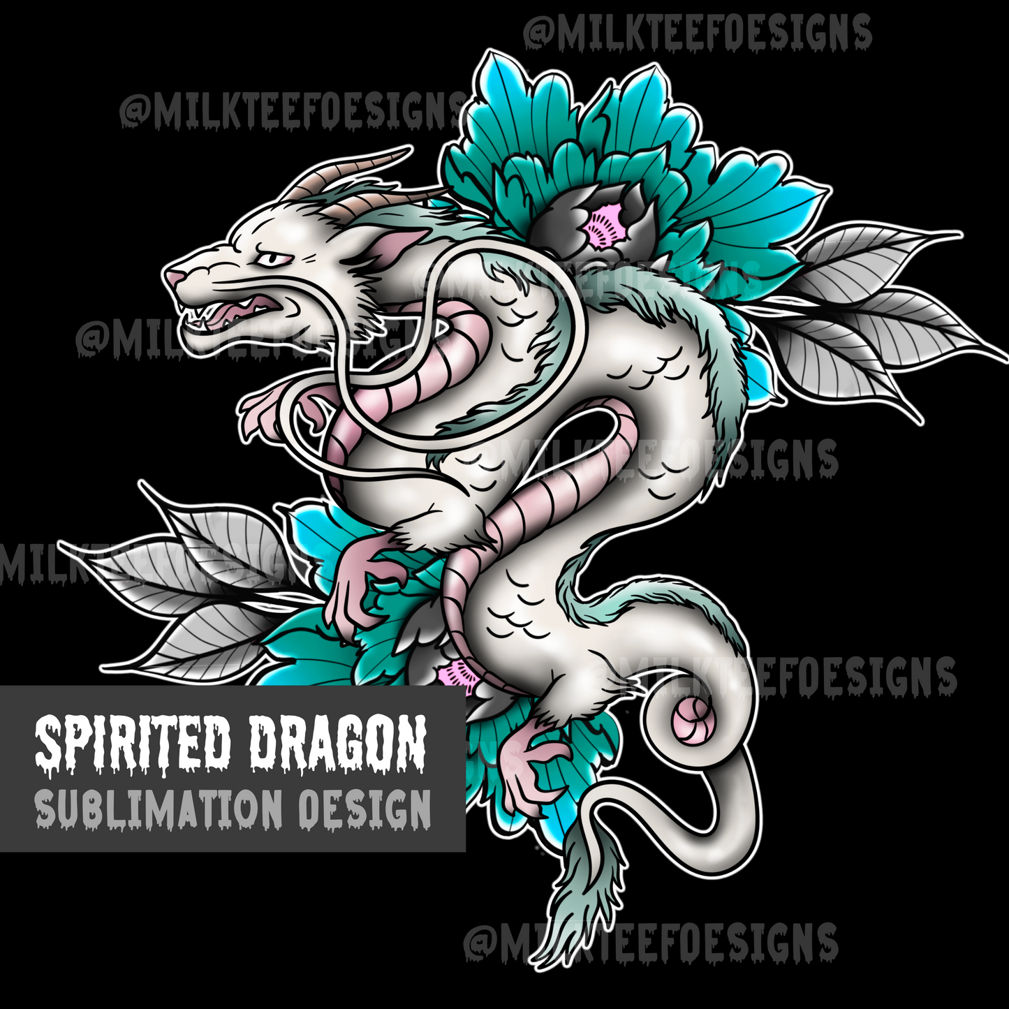 Spirited Dragon / Sublimation Designs