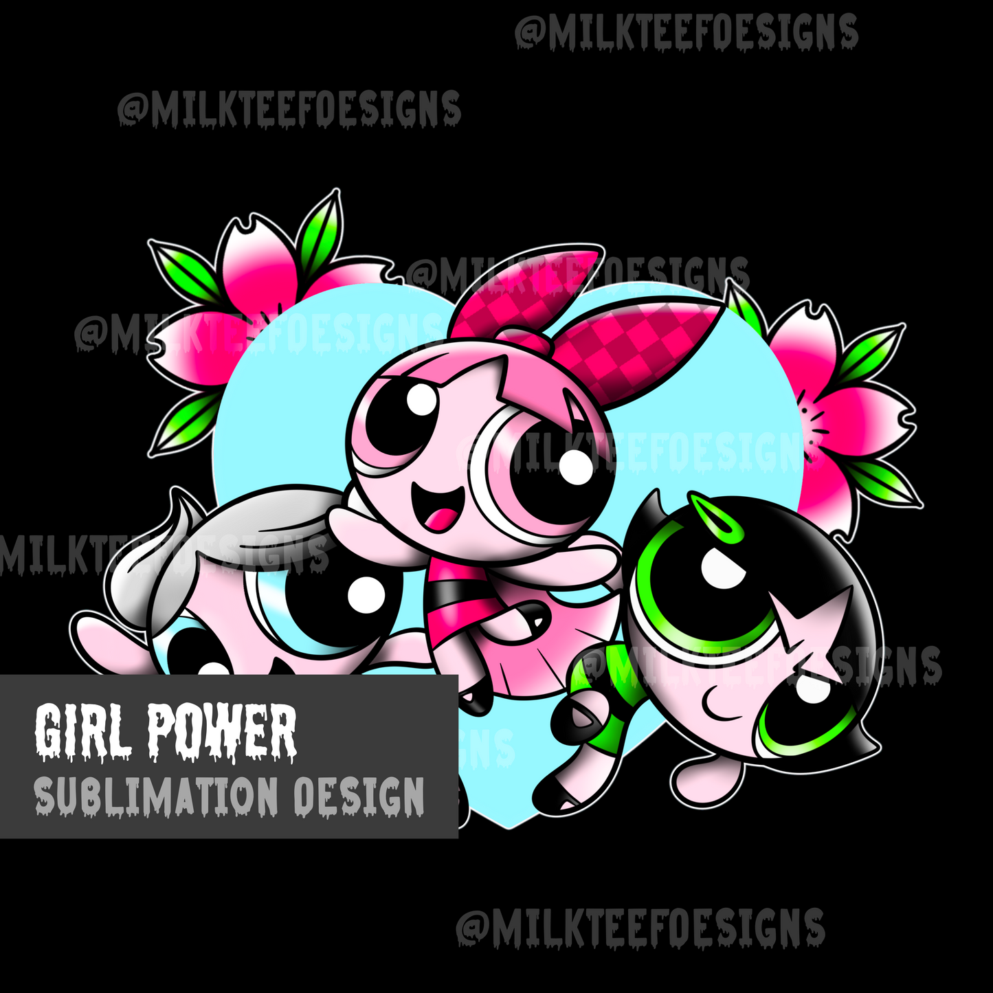 Girl Power / Sublimation Design