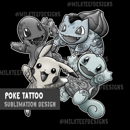 Poke Tattoo / Sublimation Designs