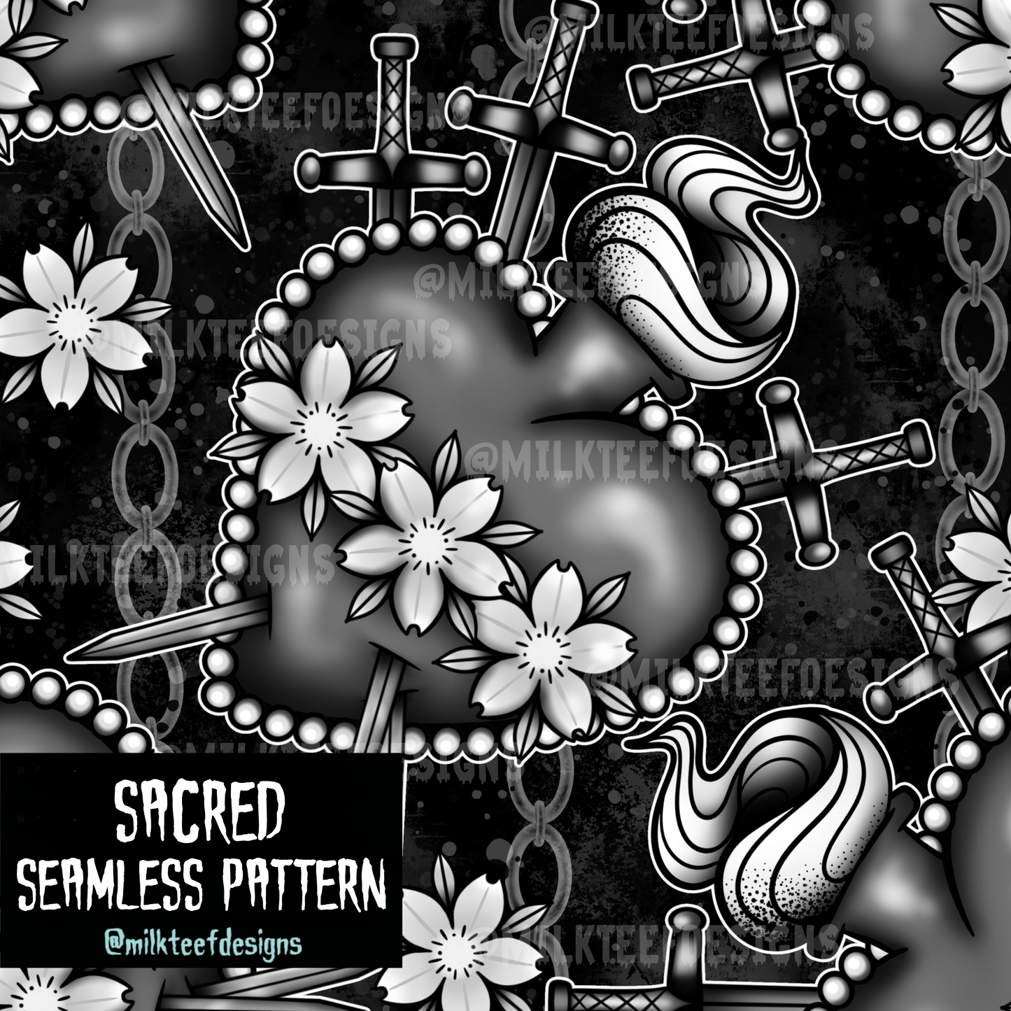 Sacred / Seamless Pattern