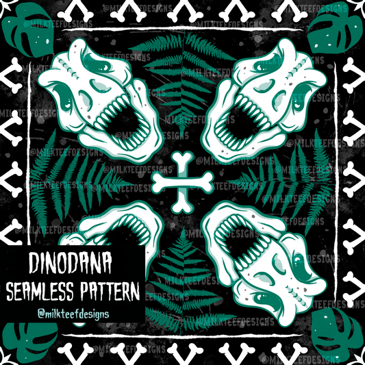 Dinodana / Seamless Pattern