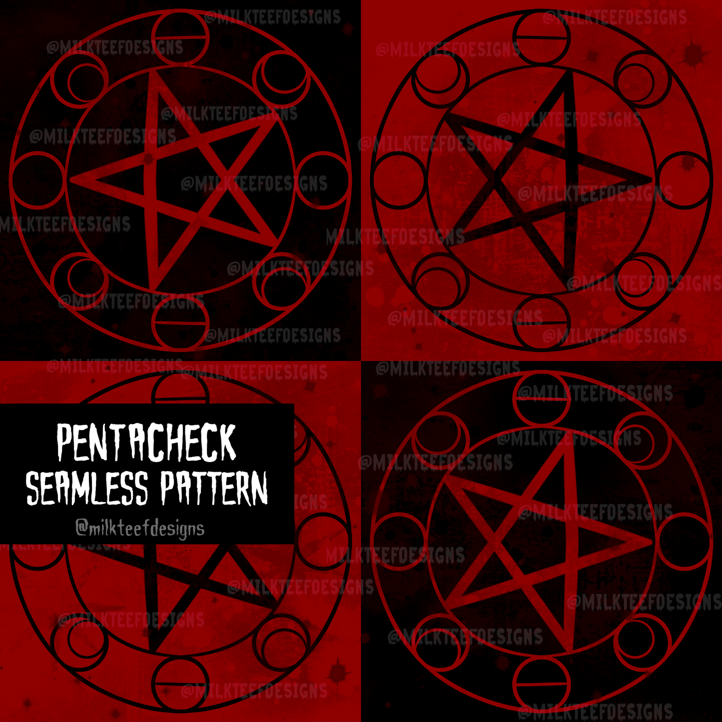 Pentacheck / Seamless Pattern