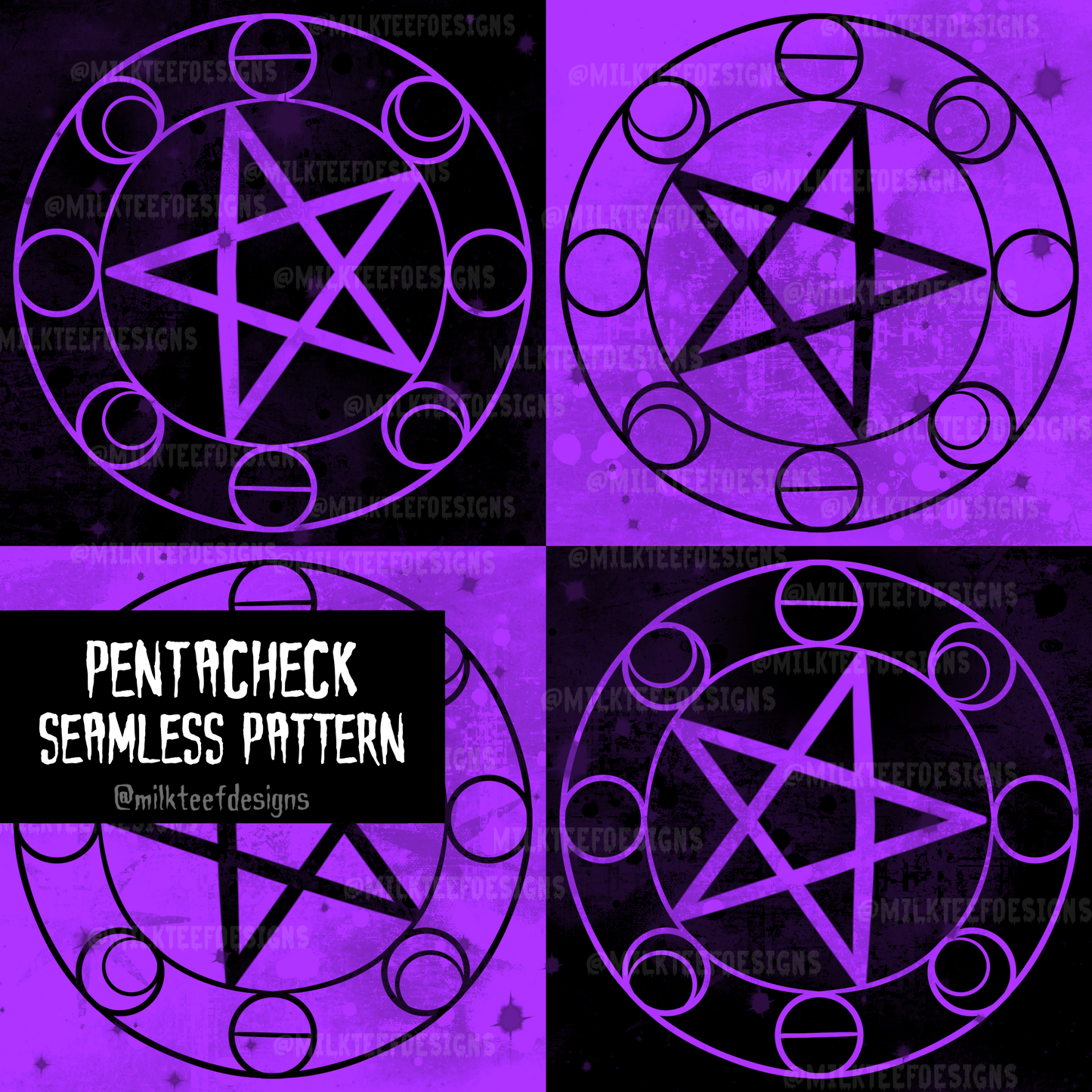 Pentacheck / Seamless Pattern