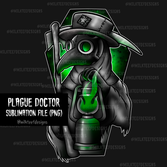 Plague Doctor / Sublimation Design (PNG)