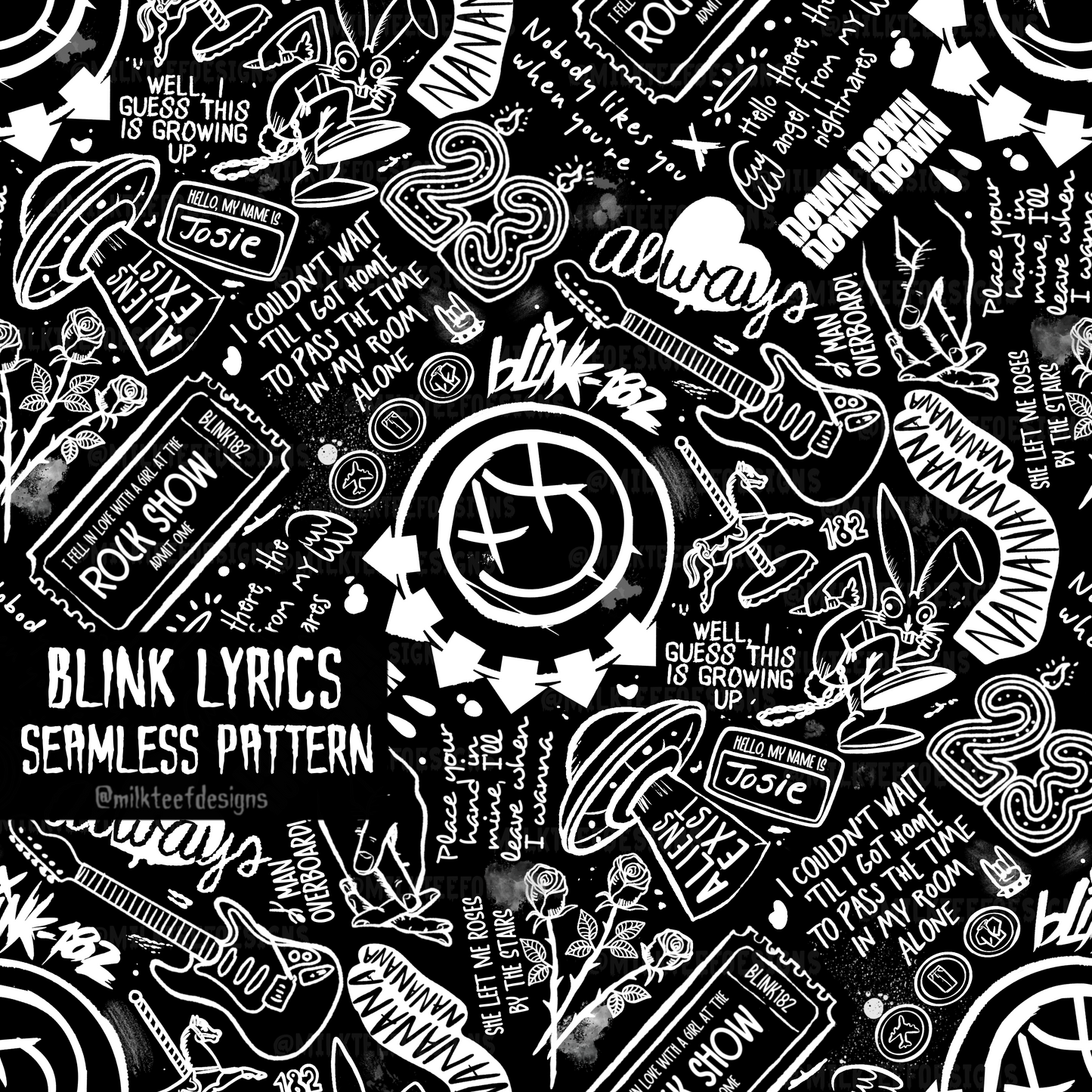 Blink Lyrics / Seamless Pattern