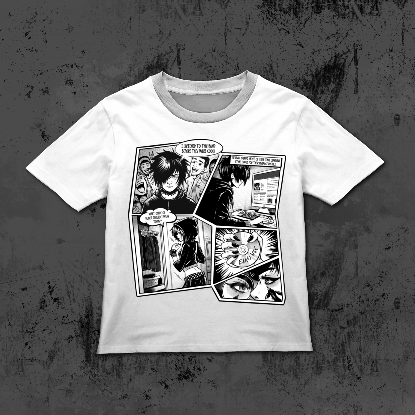 Emo Comic / Sublimation Design
