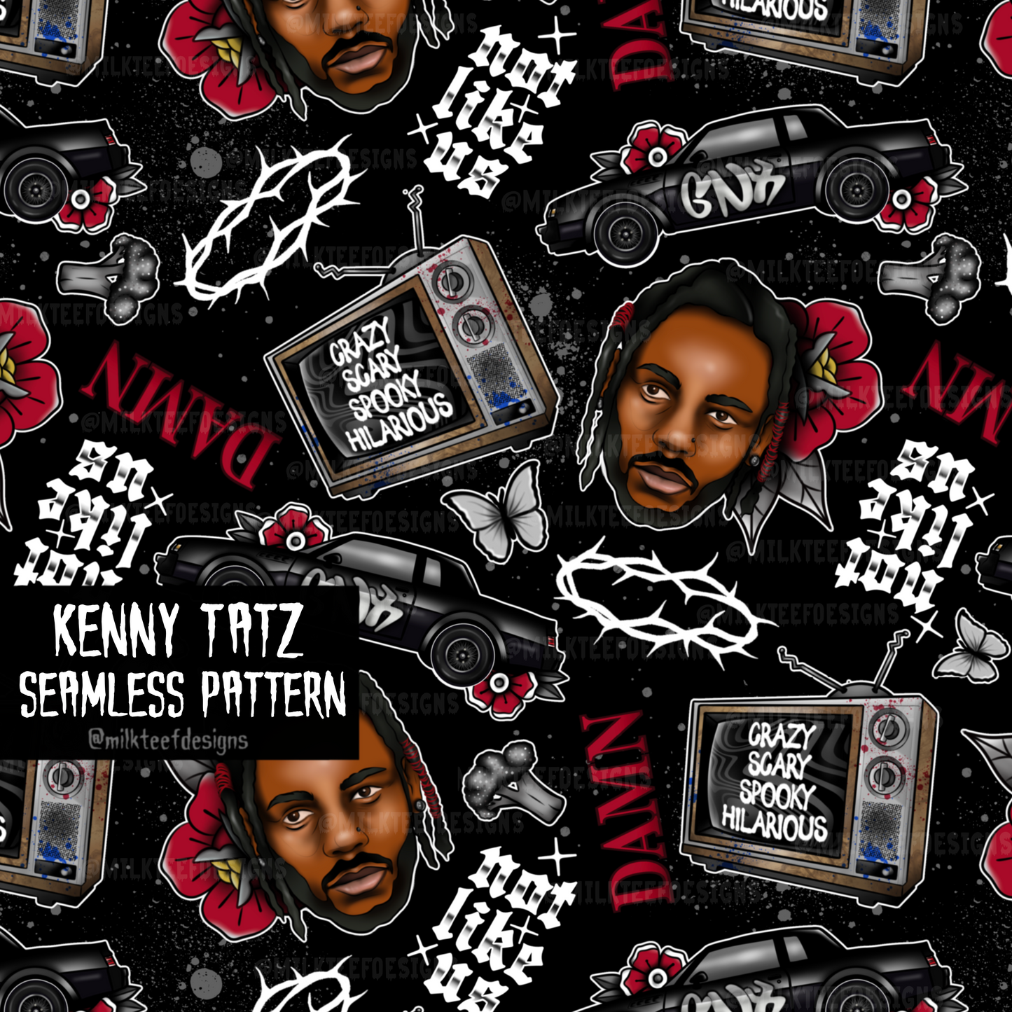Kenny Tatz / Seamless Pattern