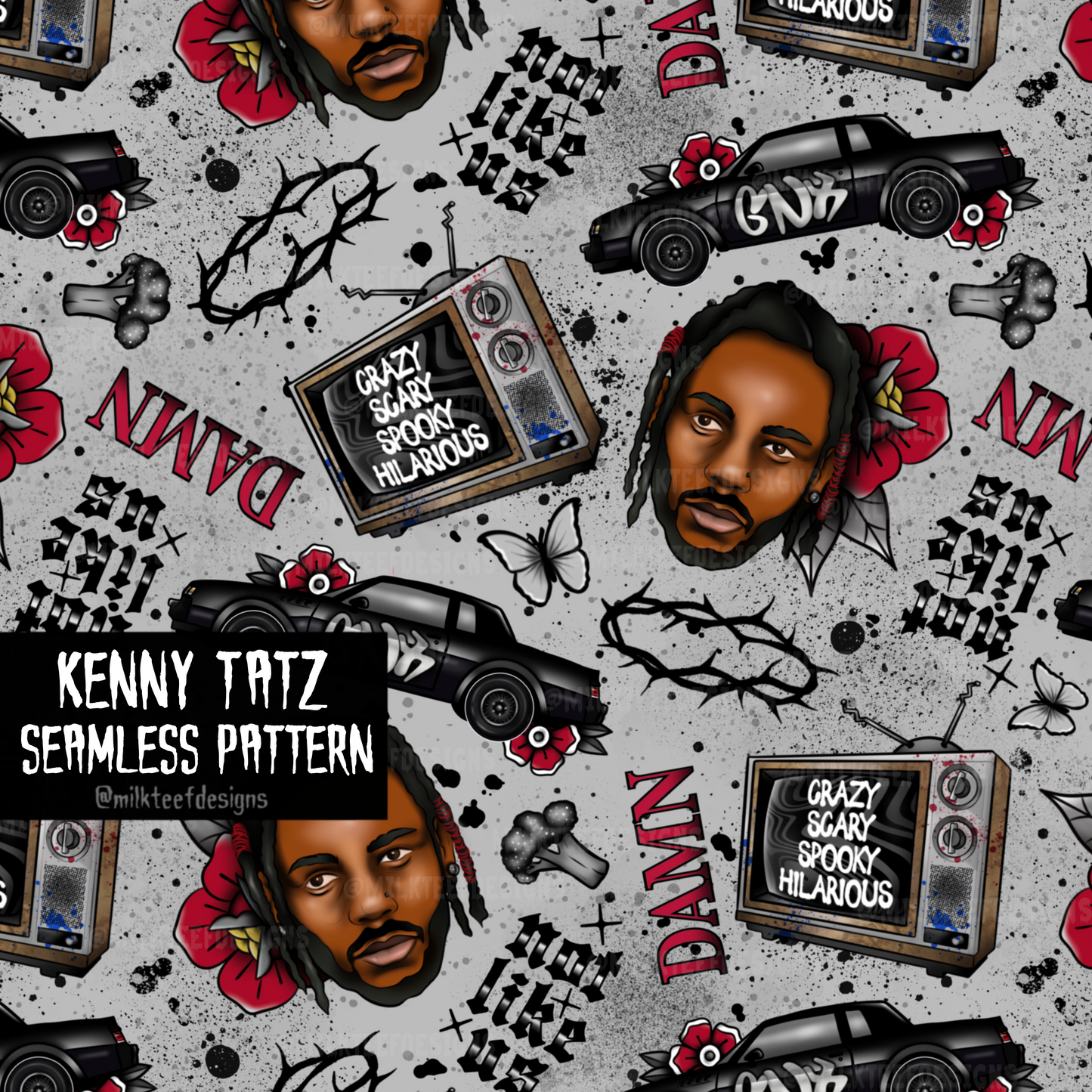 Kenny Tatz / Seamless Pattern