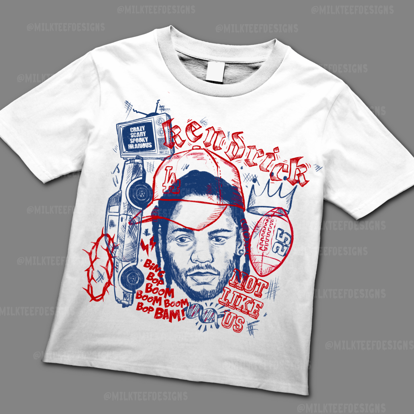 Kenny Scribble / Sublimation Design