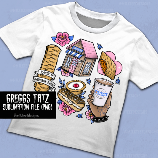 Greggz Tatz / Sublimation Design