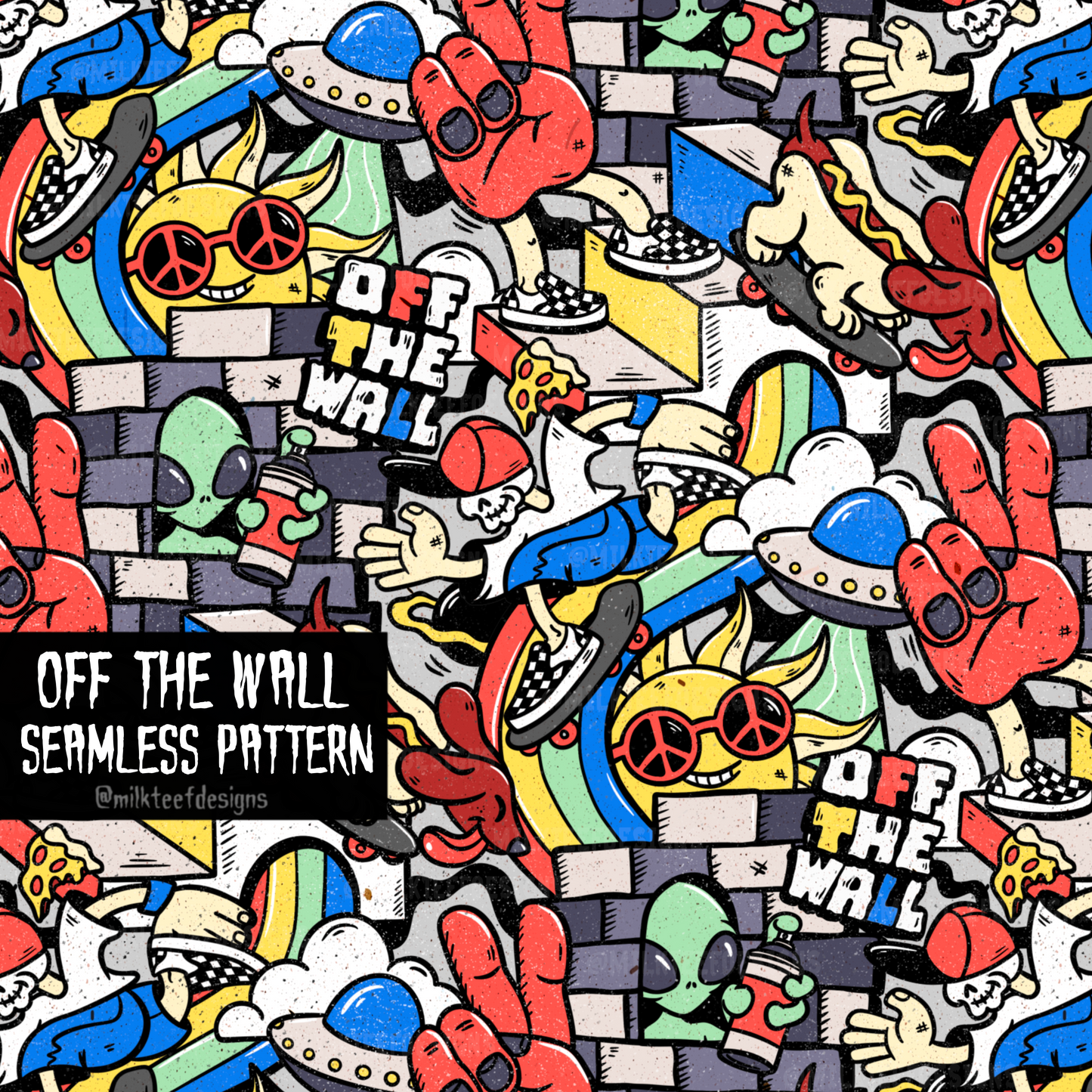 Off The Wall / Seamless Pattern