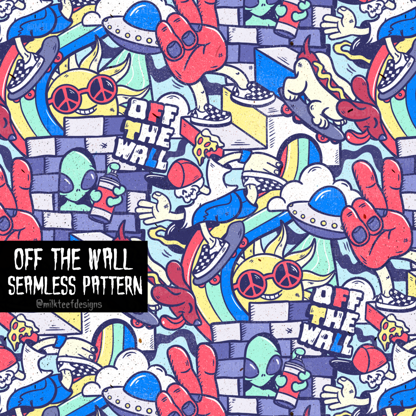 Off The Wall / Seamless Pattern