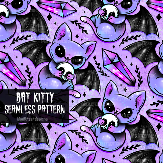 Bat Kitty / Seamless Patterns