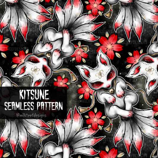 Kitsune / Seamless Pattern