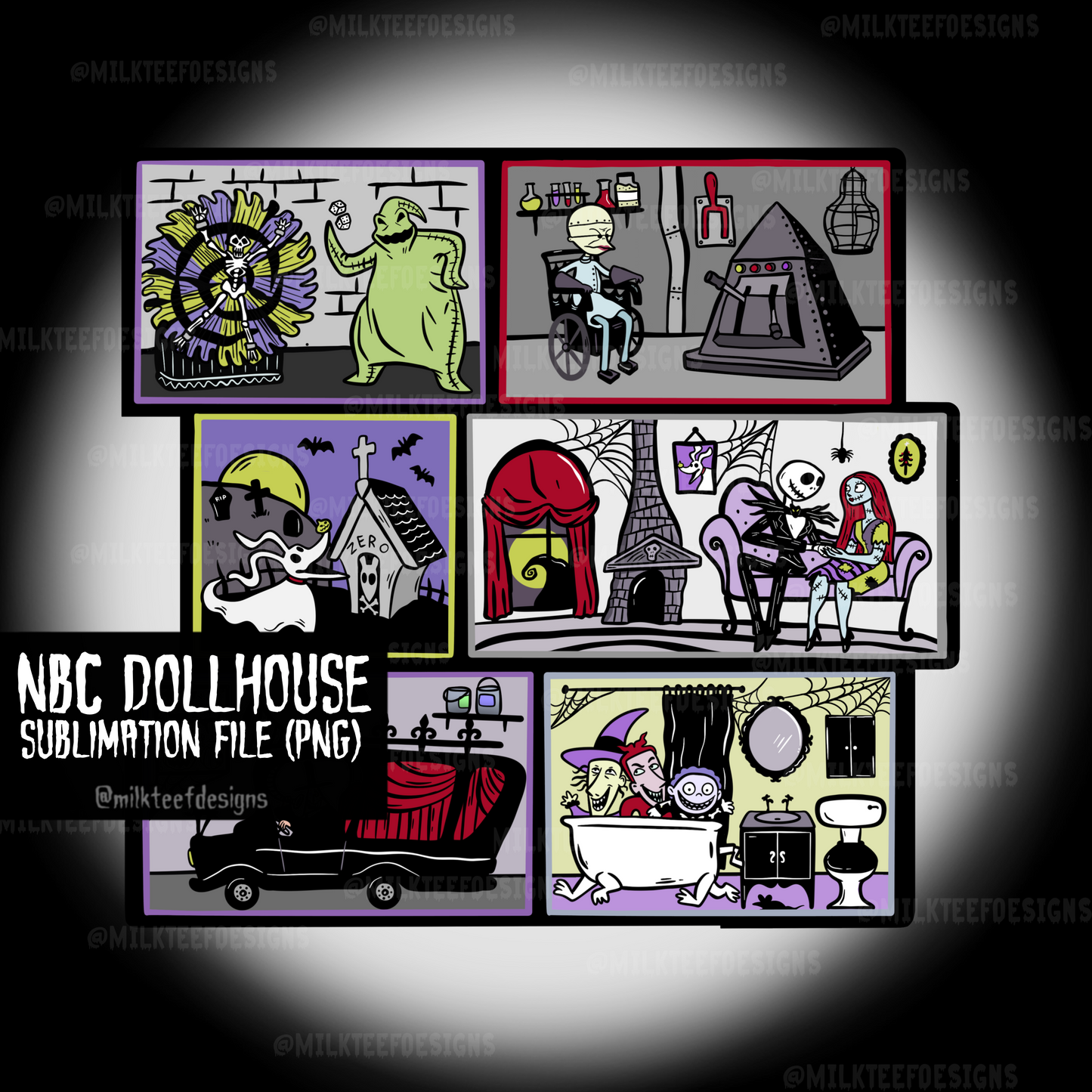 NBC Dollhouse / Sublimation File (PNG)