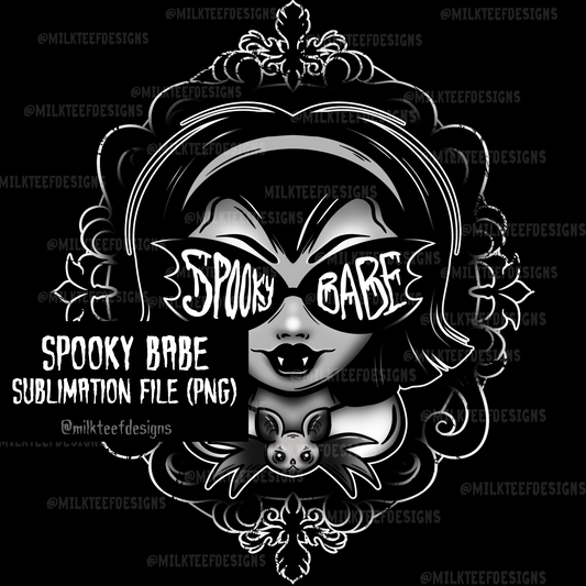 Spooky Babe / Sublimation Design (PNG)