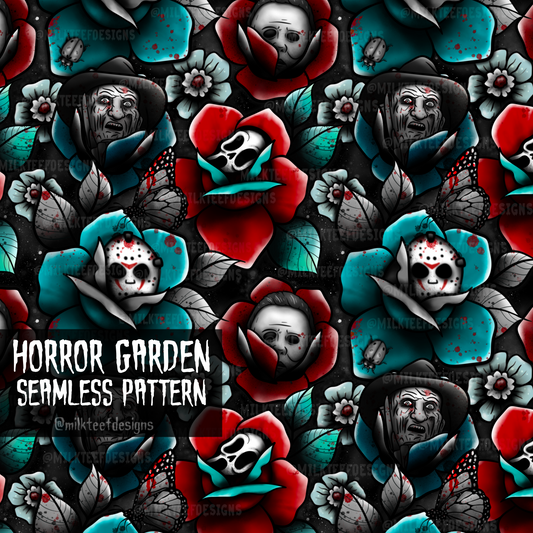 Horror Garden / Seamless Pattern