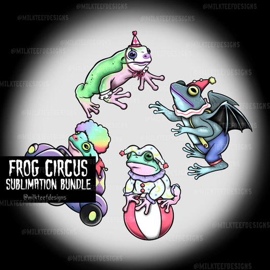 Frog Circus / Sublimation File (PNG)