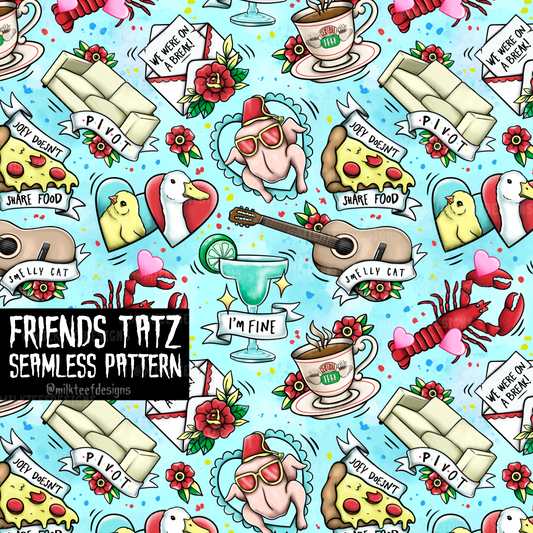 Friends Tatz / Seamless Pattern