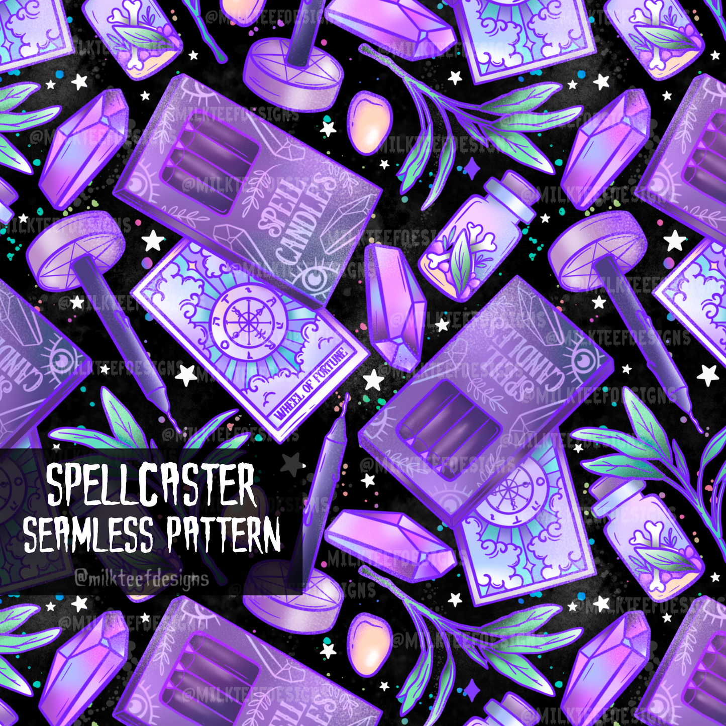 Spellcaster / Seamless Pattern