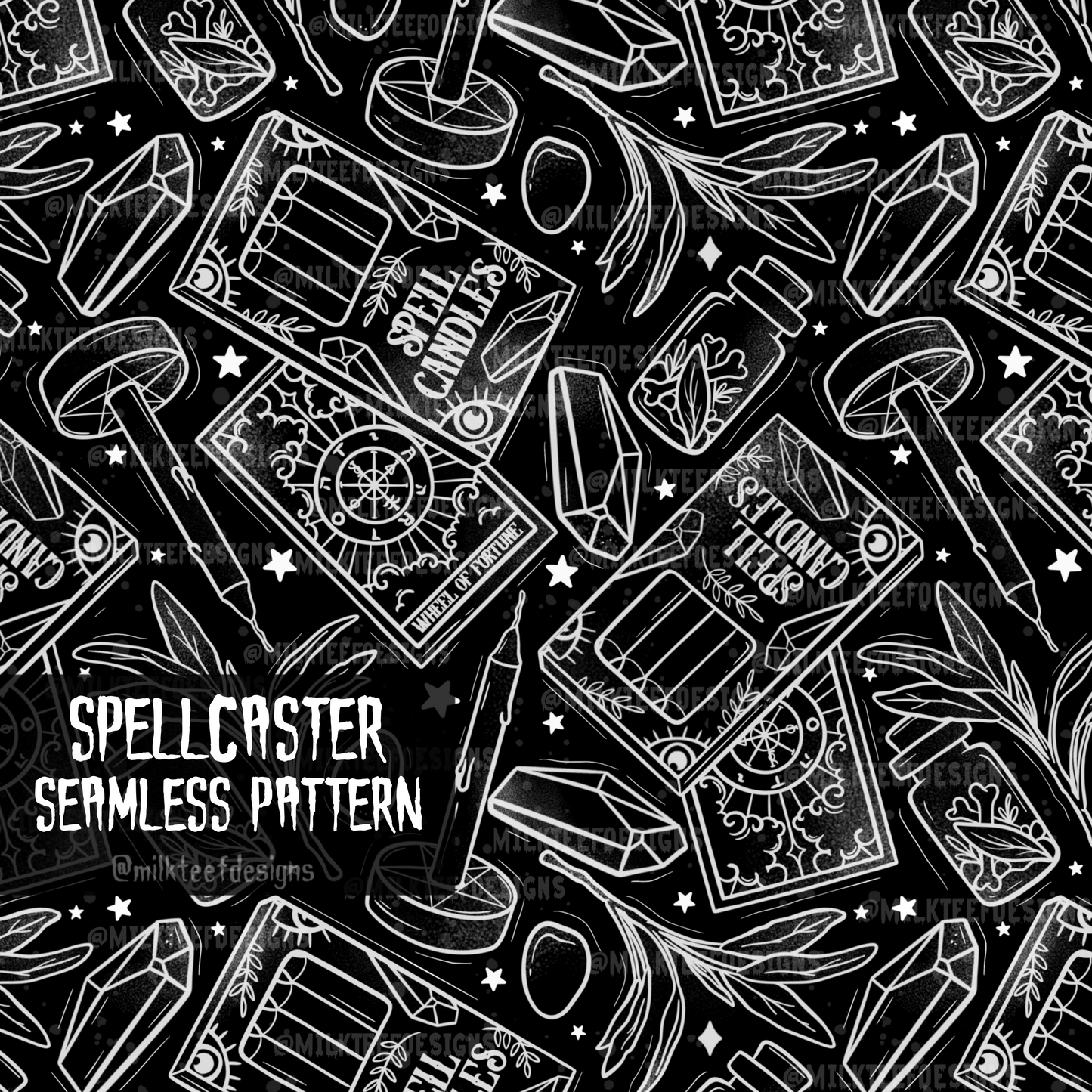 Spellcaster / Seamless Pattern