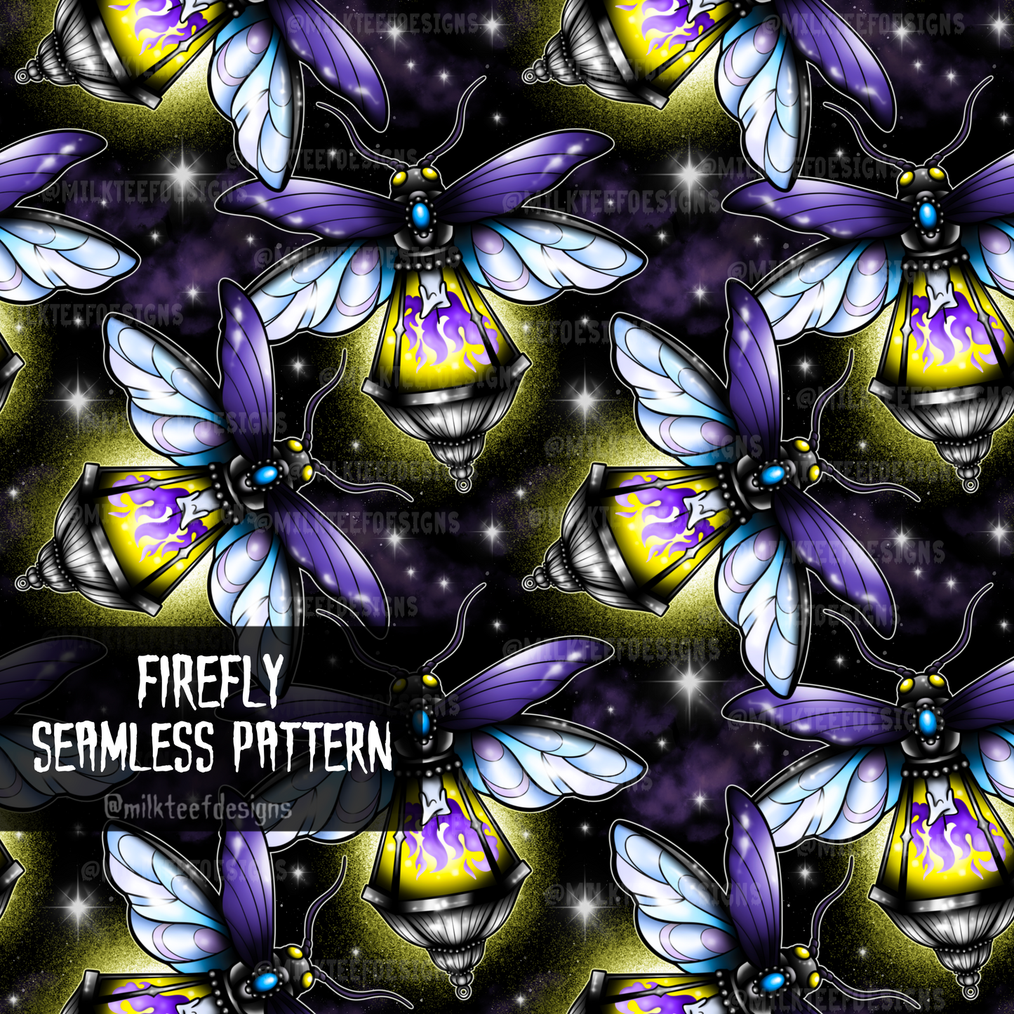 Firefly / Seamless Pattern