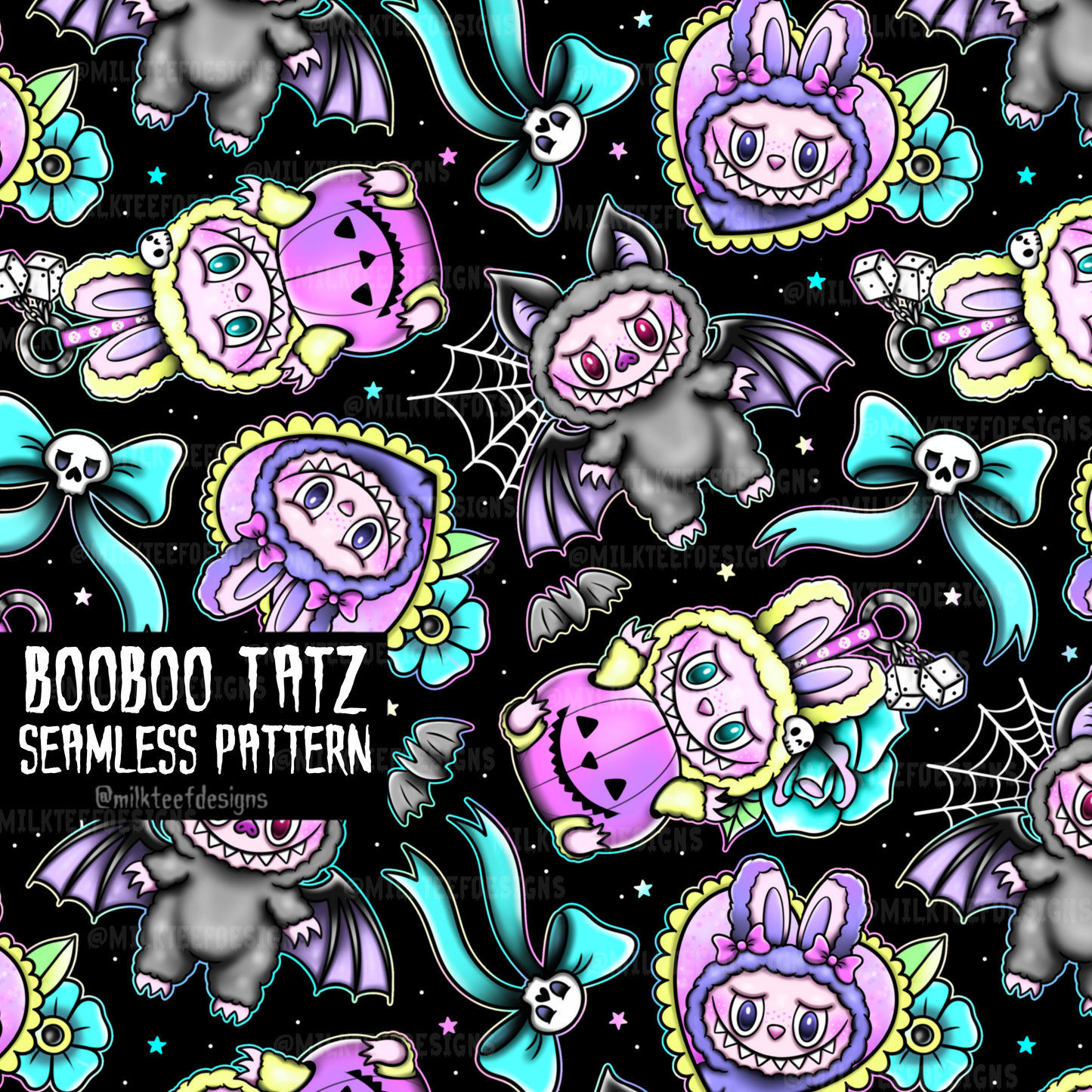 Booboo Tatz / Seamless Pattern