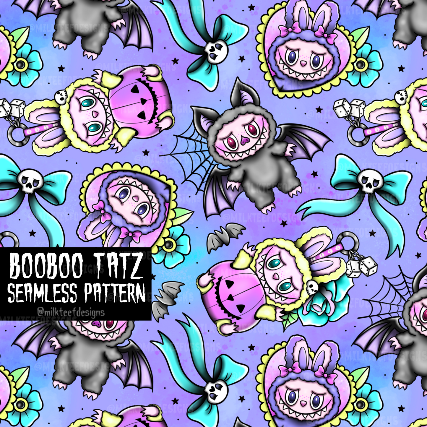Booboo Tatz / Seamless Pattern
